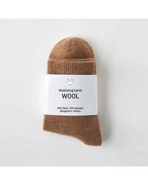 Soft Strokes Silk Brown Wool Quarter-Length Socks Set Of Two