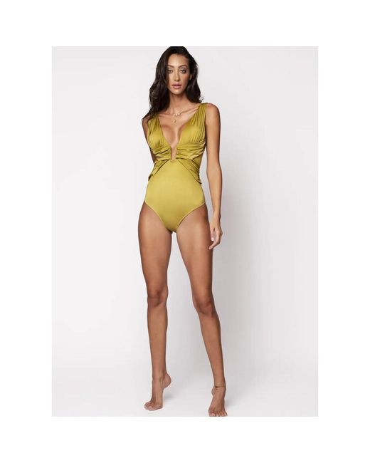 Cherina Beachwear Llc Green Faira Swimsuit