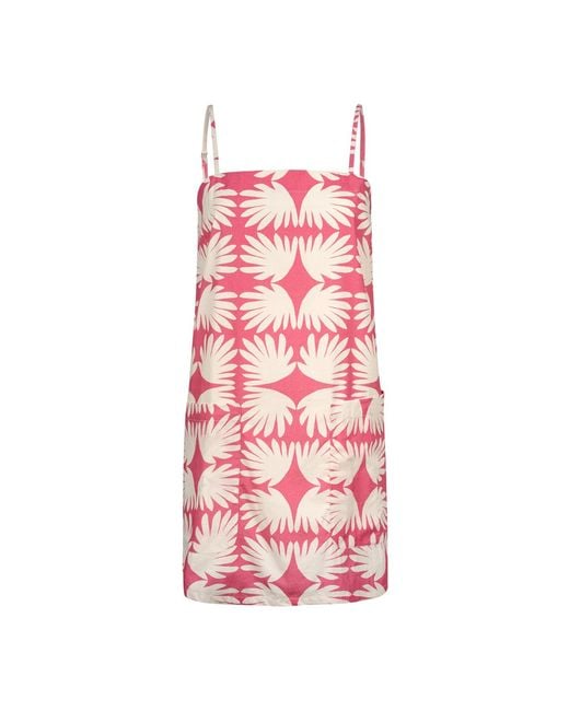 SUNSHINE TIENDA Pink Lemonade Tile Grotto Dress