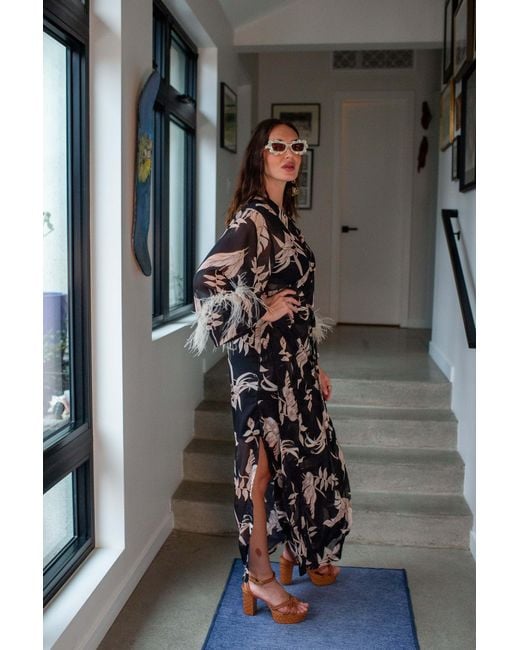 Jennafer Grace Black Marlene Wrap Dress