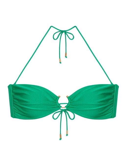 Perilla Lingerie Green Malibu Top