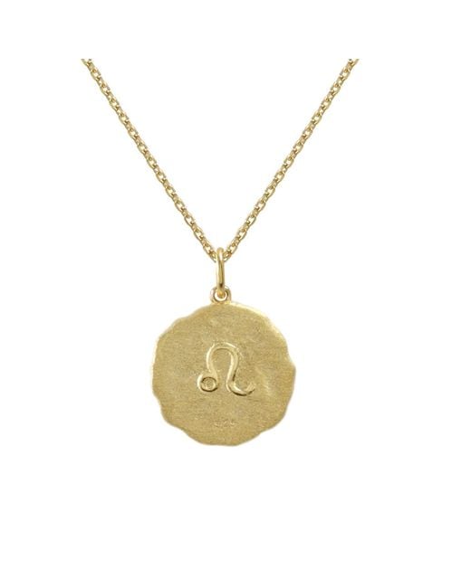 Hye Jane Jewelry Metallic Leo Zodiac Necklace