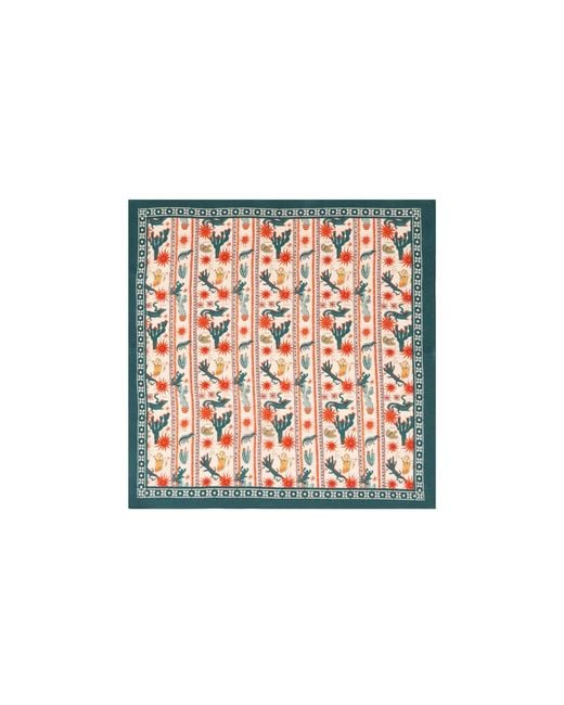 Saachi White Cactus Bloom Bandana