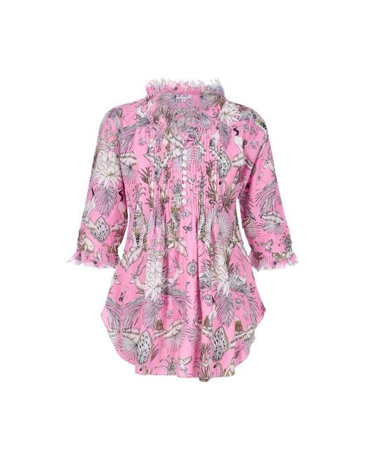 At Last Pink Sophie Cotton Shirt