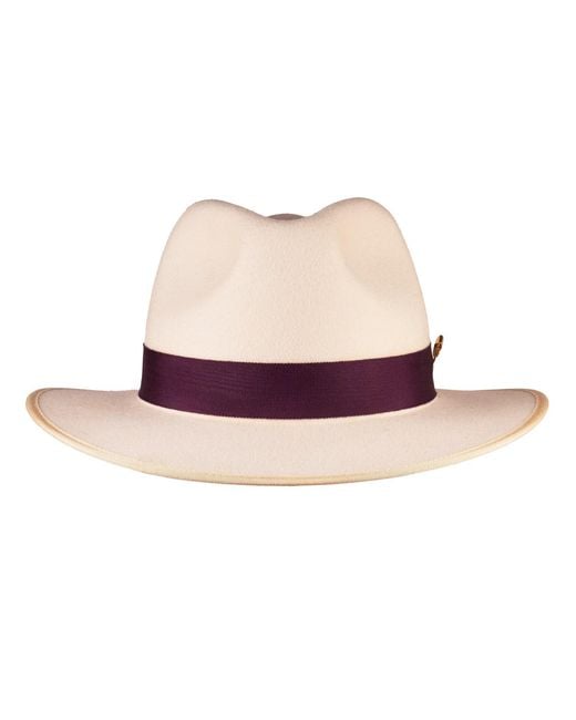 Shaded the Label Pink Herra Seashell Fedora Hat