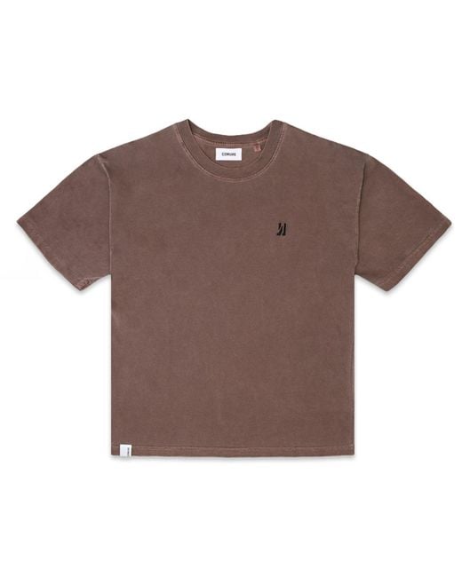 Comune Brown Ryder Oversized Tee for men