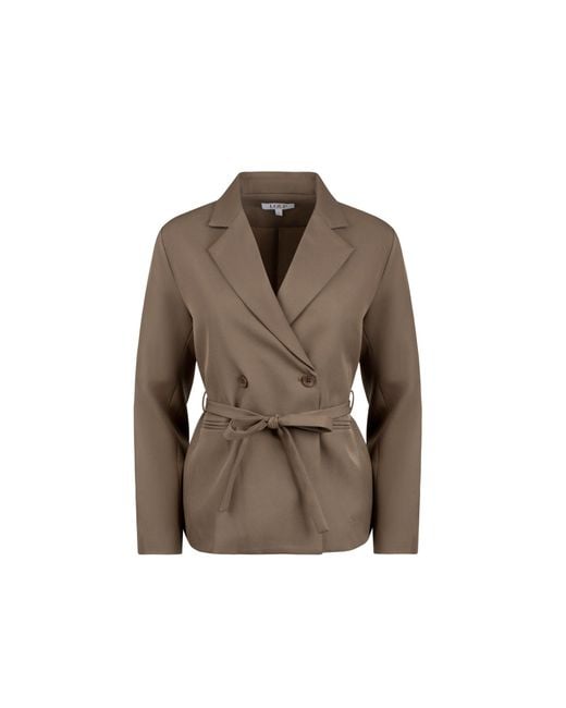Lou&Up (Formerly Loup Clothing) Brown Neutrals Basic Blazer Mushroom