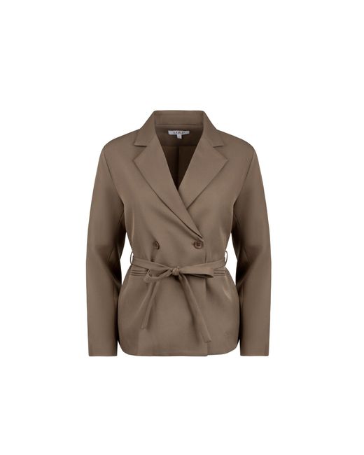 Lou&Up (Formerly Loup Clothing) Brown Neutrals Basic Blazer Mushroom