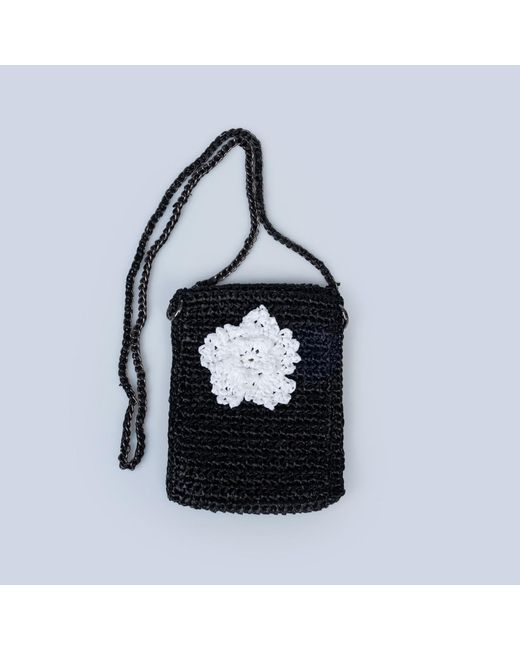 Sibylla Delphica Black Handmade Crochet Phone Case