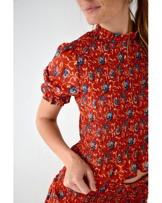 Mind Traveler Red Bruna Lily Top