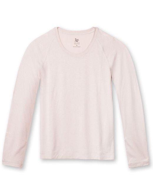 On/Off Essentials Pink Neutrals Bamboo Long Sleeve Tee