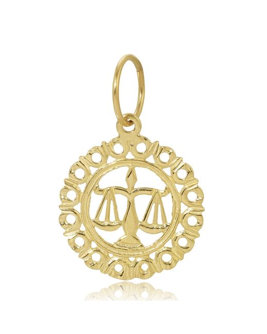Maya Brenner Metallic Zodiac Pendeant
