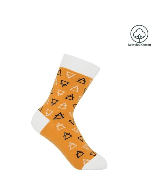 Peper Harow - Made in England Orange Elements Socks