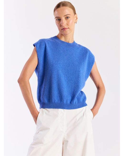 Brodie Cashmere Blue Tina Cashmere Tank