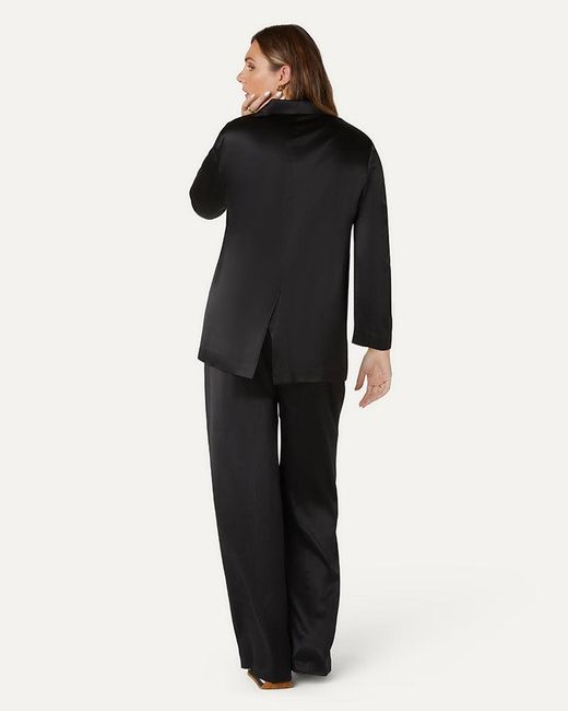 The Summer Edit Black Gigi Silk Jacket