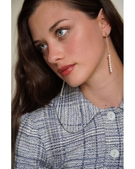 Katy Faye White Orion Earrings