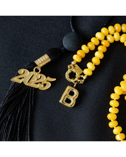 Christina Greene Yellow Sweet Stone Beaded Knotted Necklace