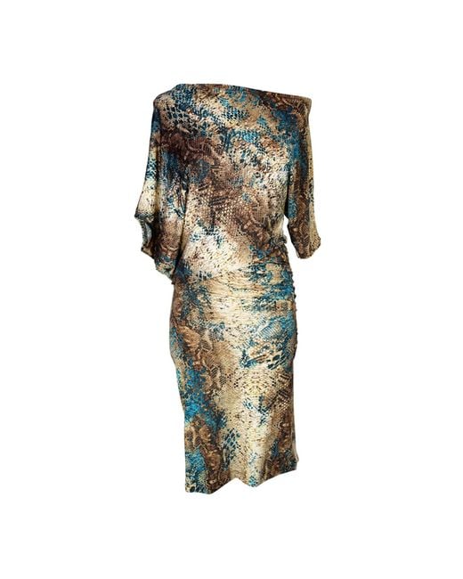Jennafer Grace Green Viper Angle Dress