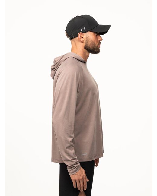 Saved Lab Brown Neutrals Light Hoodie for men