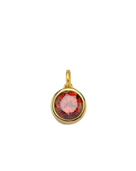 LINYA JEWELLERY Pink Birthstone Charm