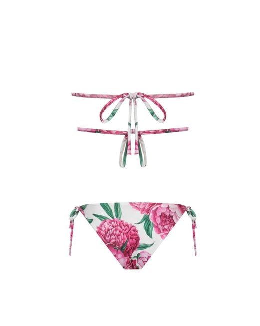 Nur Karaata Pink Sun Bikini Set