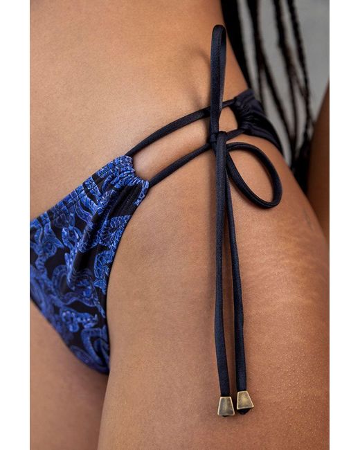 Monzlapur New York Blue Serpent Bikini