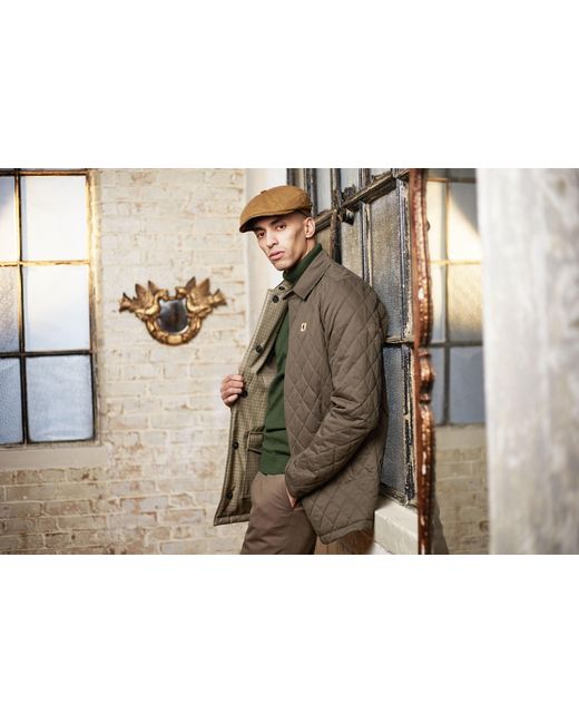 Dasmarca Hats Brown Josh Camel Italian Waterproof Newsboy Bakerboy Cap for men