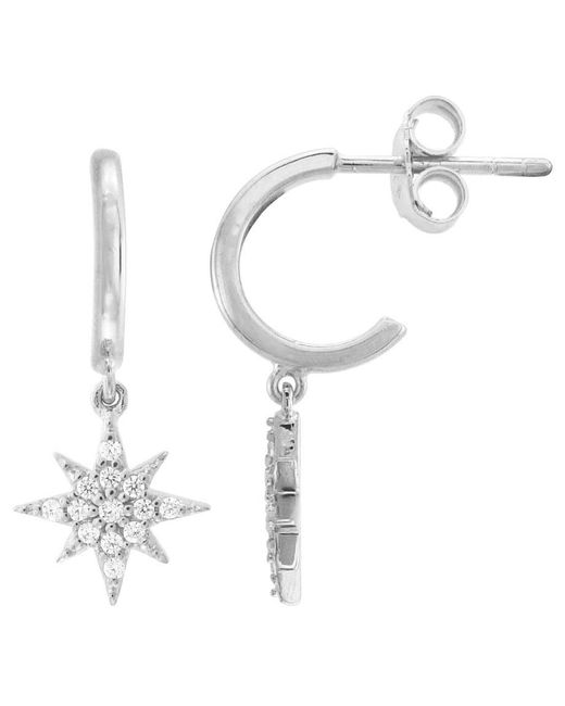 KAMARIA Metallic Star Huggie Earrings