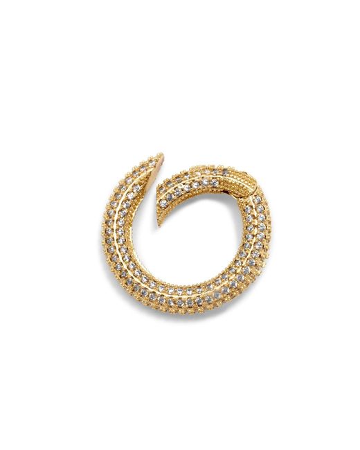 Jaredjamin Metallic Circular Pavé Clicker Clasp