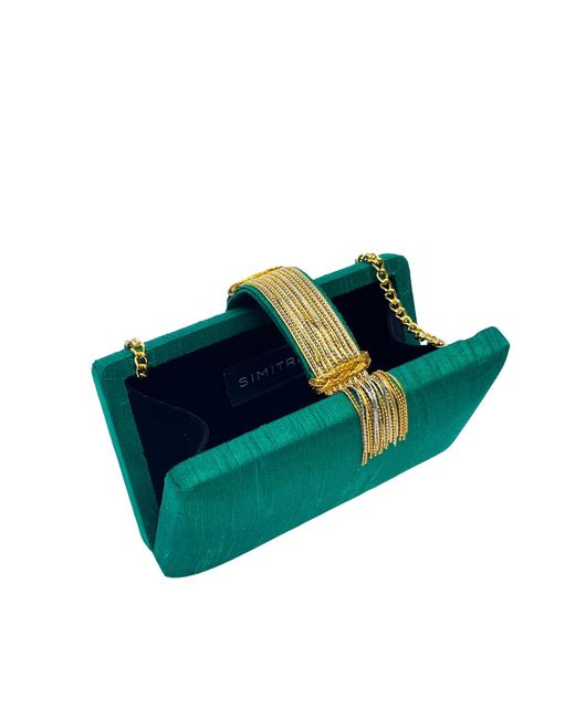 Simitri Green Emerald Fringe