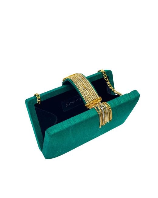 Simitri Green Emerald Fringe