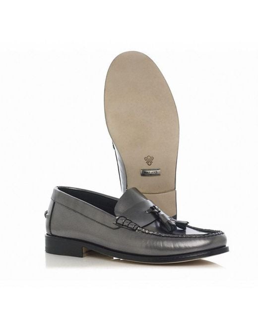 Mariano Shoes Black Aire Loafers Metal