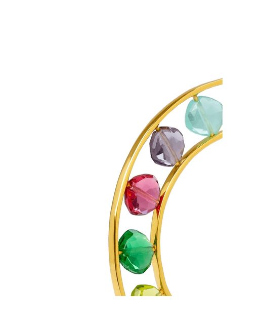 Lavani Jewels Metallic Plated Manhattan Hoops