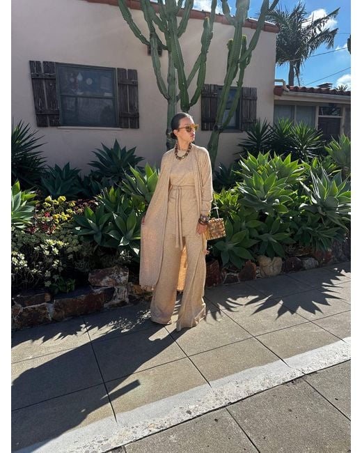 Jennafer Grace Natural Neutrals Creme Brulee Yoga Duster