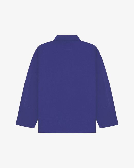 Uskees Blue Overshirt for men
