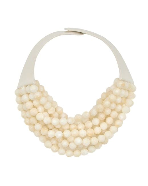 Fairchild Baldwin Natural Neutrals Bella Stone Champagne Necklace