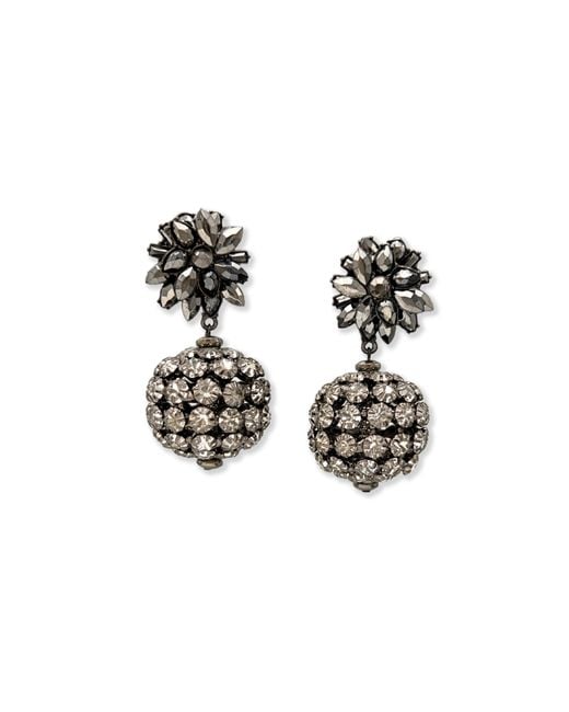 Jaredjamin Metallic Sparkling Bloom Earrings