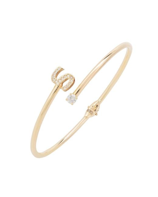 Latelita London Metallic Initial Bangle S
