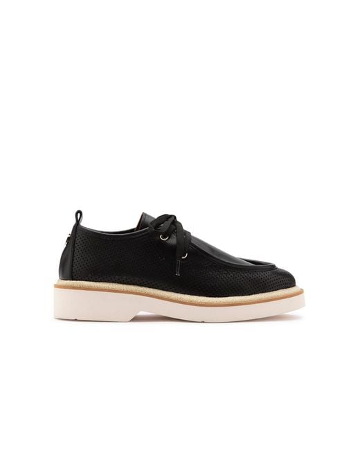 Ilvi Black Afsana Leather Oxford