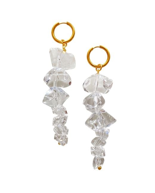 Smilla Brav Metallic Earrings Ice Queen