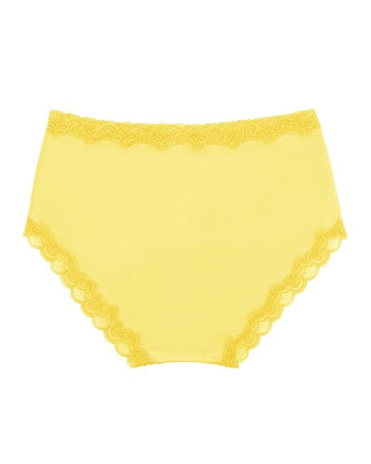 Uwila Warrior Yellow Soft Silk Days Of The Week Briefs Hump Day- Lemon Zest