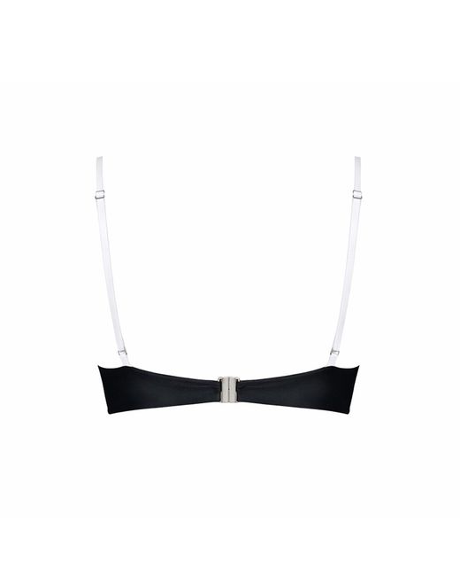 Chaude Swimwear Black Nico Balconette Bikini Top