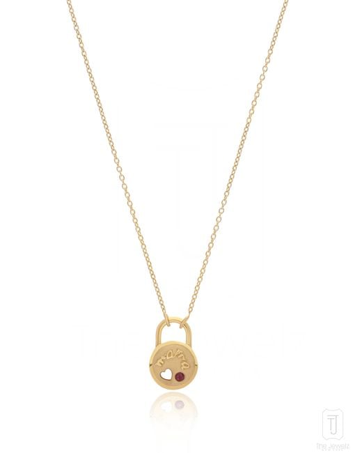 The Jewelz Metallic Eraya Bloom Padlock Mama Pendant