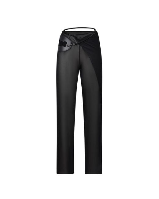Bianca Resortwear Black Deva Wrap Trousers