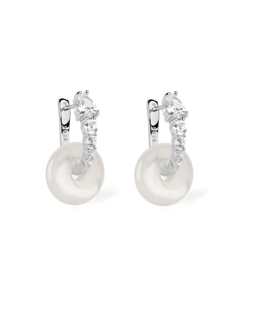 Freqnc Atelier Pink Ouroboros Earrings