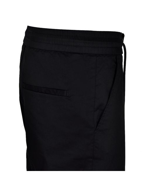 DAVID WEJ Black Paco Loose Fit Chinos for men