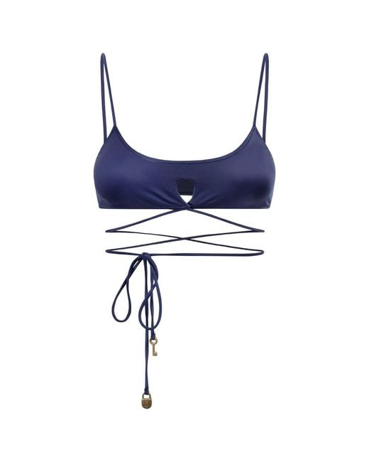 Bianca Resortwear Blue Romi Bikini Top