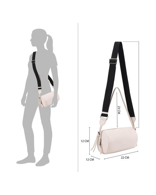 Paul Costelloe Pink Leoni Leather Cross Body Bag