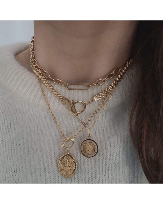 IN CAUDA VENENUM Metallic Solyme Necklace