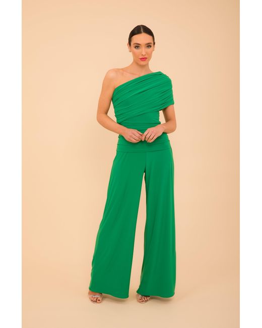 Atom Label Green Rhodium Jumpsuit